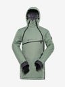 ALPINE PRO Grüne Herren-Skijacke ALPINE PRO Omeq