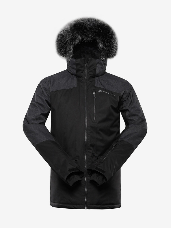 ALPINE PRO Schwarze Herren-Skijacke ALPINE PRO Olad