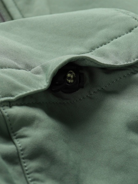 ALPINE PRO Grüne Herren-Softshell-Jacke ALPINE PRO Hoor