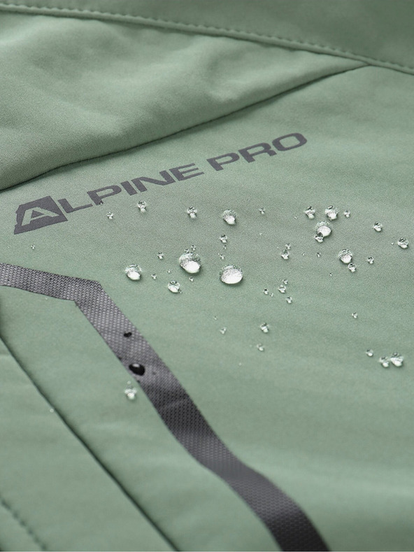ALPINE PRO Grüne Herren-Softshell-Jacke ALPINE PRO Hoor