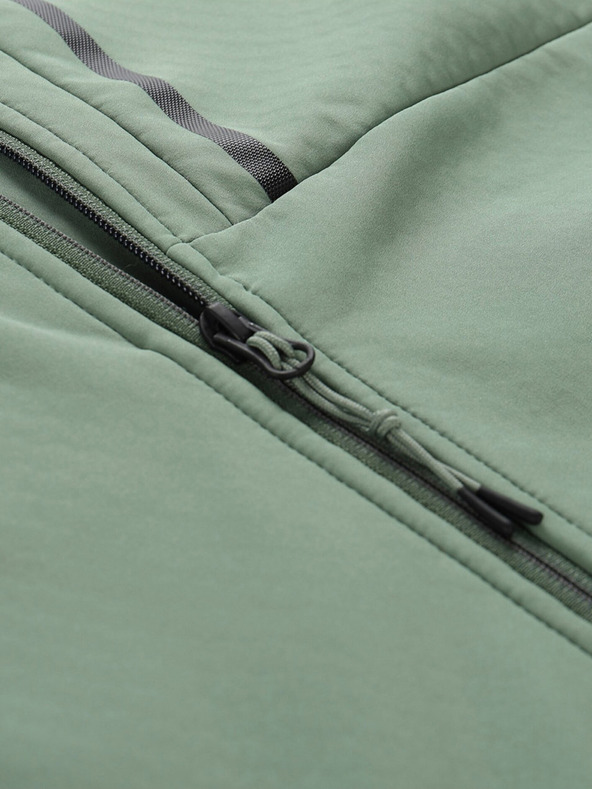 ALPINE PRO Grüne Herren-Softshell-Jacke ALPINE PRO Hoor