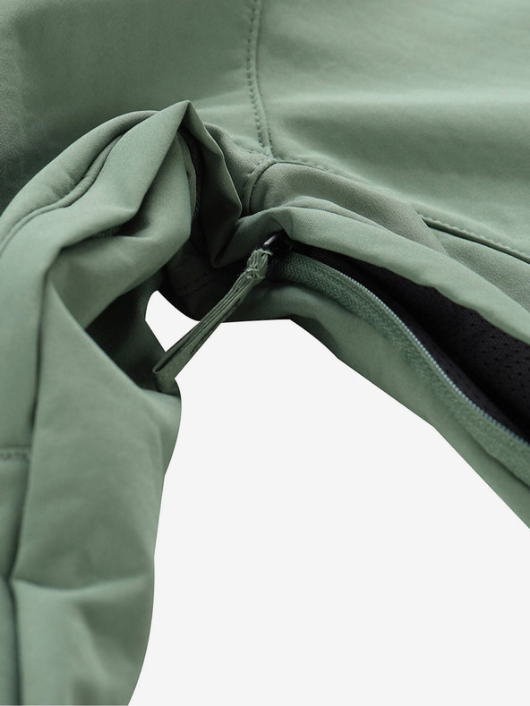 ALPINE PRO Grüne Herren-Softshell-Jacke ALPINE PRO Hoor