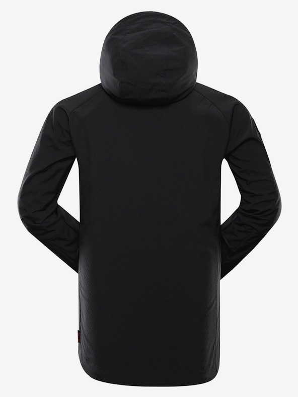 ALPINE PRO Schwarze Herren-Softshell-Jacke ALPINE PRO HOOR