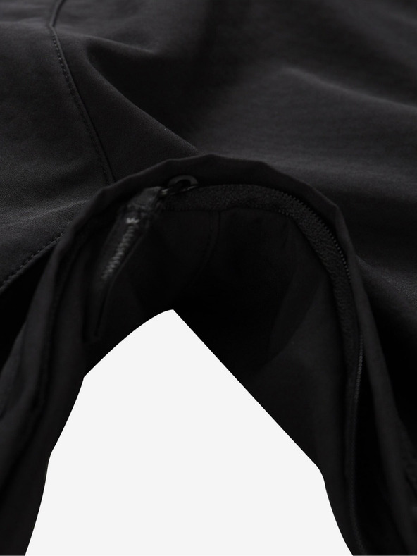 ALPINE PRO Schwarze Herren-Softshell-Jacke ALPINE PRO HOOR