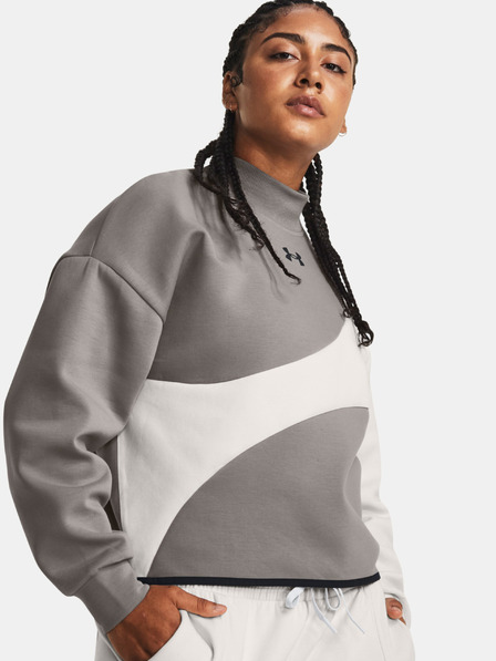 Under Armour Damen-Sweatshirt Under Armour Unstoppable Flc Crop Crew