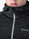Kilpi Dunkelgraues geripptes Herren-Sweatshirt Kilpi HADSON-U
