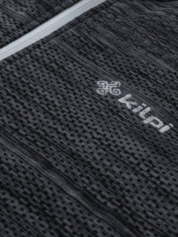 Kilpi Dunkelgraues geripptes Herren-Sweatshirt Kilpi HADSON-U