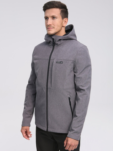 Loap Graue Herren-Softshell-Jacke LOAP Luskan