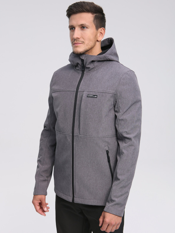 Loap Graue Herren-Softshell-Jacke LOAP Luskan