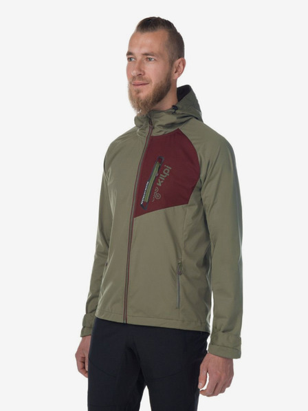 Kilpi Khakifarbene Herren-Softshell-Jacke Kilpi Beltra-M