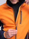 Loap Schwarz-orangefarbene LOAP Urer Jacke für Herren