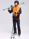 Loap Schwarz-orangefarbene LOAP Urer Jacke für Herren