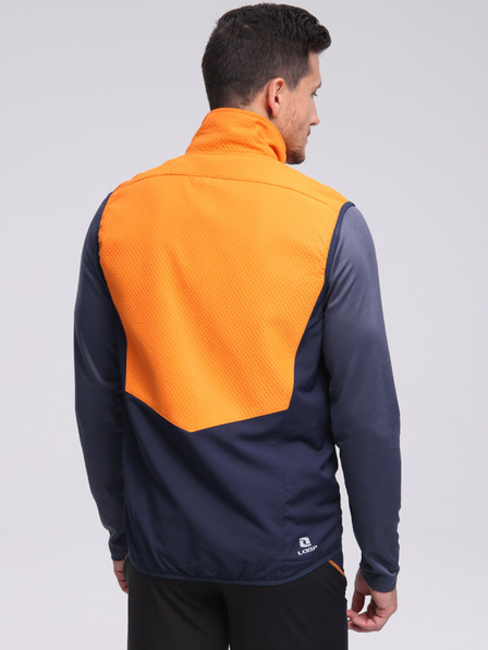 Loap Schwarz-orangefarbene LOAP Uristo-Weste für Herren