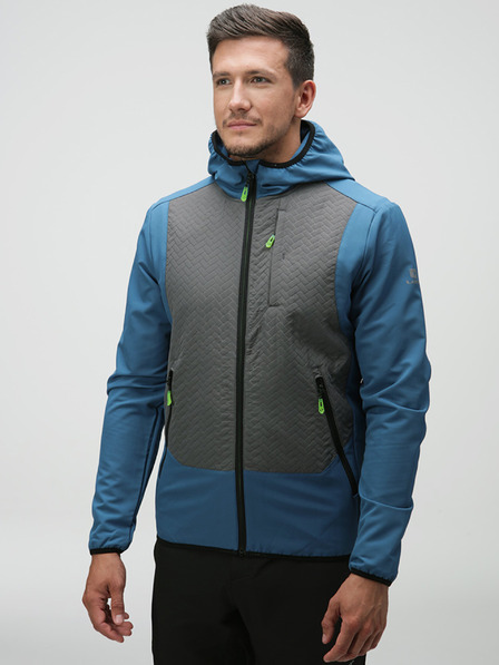 Loap Graue und blaue Herren-Sportjacke LOAP Urelon