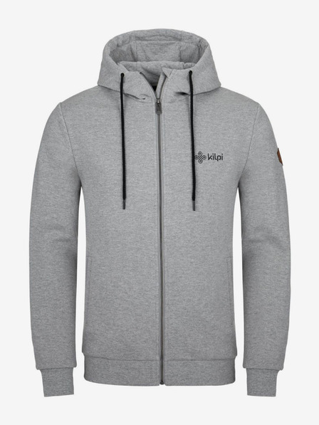 Kilpi Hellgrauer Herren-Kapuzenpullover Kilpi Leines-M