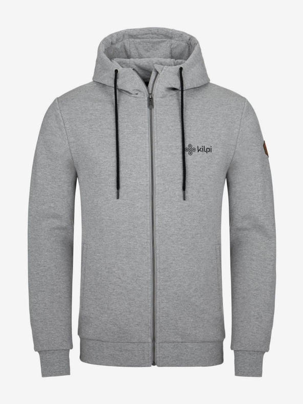 Kilpi Hellgrauer Herren-Kapuzenpullover Kilpi Leines-M