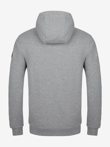 Kilpi Hellgrauer Herren-Kapuzenpullover Kilpi Leines-M