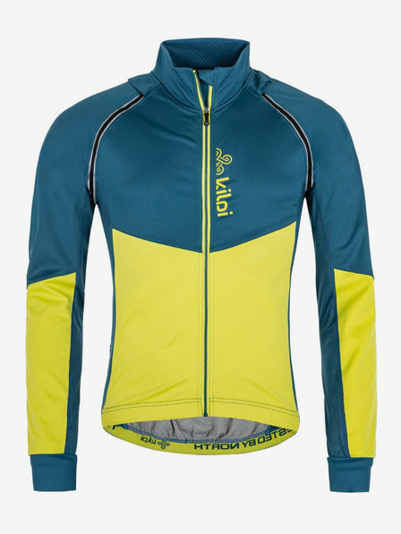 Kilpi Gelbe und blaue Herren-Sport-Softshell-Jacke Kilpi Zain-M