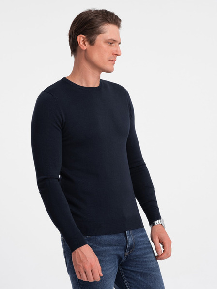 Ombre Clothing Dunkelblau Herren Pullover Ombre Clothing