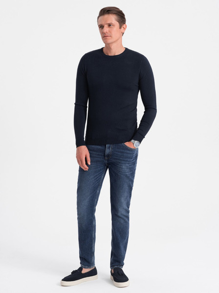 Ombre Clothing Dunkelblau Herren Pullover Ombre Clothing