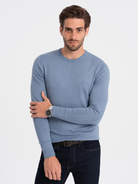 Ombre Clothing Hellblau Herren Pullover Ombre Kleidung