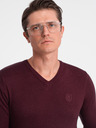 Ombre Clothing Herren Pullover Ombre Clothing Burgunderrot