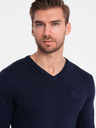 Ombre Clothing Dunkelblau Herren Pullover Ombre Clothing