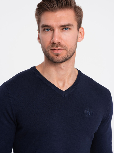 Ombre Clothing Dunkelblau Herren Pullover Ombre Clothing