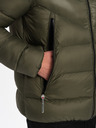 Ombre Clothing Dunkelgrüne Herren Steppwinterjacke Ombre Clothing