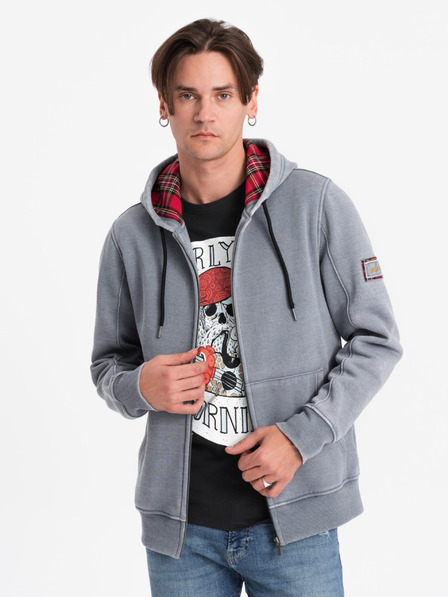 Ombre Clothing Grau Herren Ombre Clothing Sweatshirt