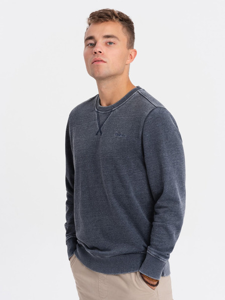 Ombre Clothing Dunkelblau Herren Sweatshirt Ombre Kleidung