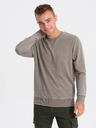 Ombre Clothing Beige Herren-Sweatshirt Ombre Kleidung