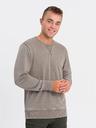 Ombre Clothing Beige Herren-Sweatshirt Ombre Kleidung