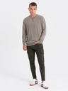 Ombre Clothing Beige Herren-Sweatshirt Ombre Kleidung