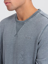 Ombre Clothing Hellblau Herren-Sweatshirt Ombre Kleidung