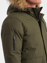 Ombre Clothing Herren Winterjacke mit grünem Kunstpelz Ombre Clothing Alaskan