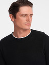 Ombre Clothing Schwarzer Herren Pullover Ombre Clothing