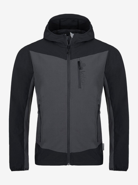 Kilpi Dunkelgraue Herren-Softshell-Laufjacke Kilpi Balans-M
