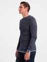 Ombre Clothing Dunkelblau Herren Pullover Ombre Clothing