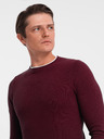 Ombre Clothing Herren Pullover Ombre Clothing Burgunderrot