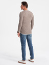 Ombre Clothing Beige Herren Pullover Ombre Kleidung