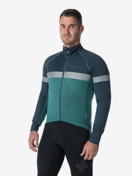 Kilpi Blaue und petrolfarbene Herren-Softshell-Radjacke Kilpi Nereto-M