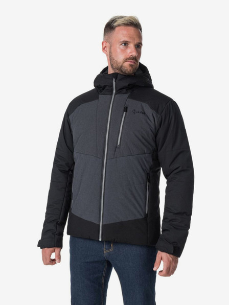 Kilpi Graue und schwarze Herren-Winterjacke Kilpi Torres-M