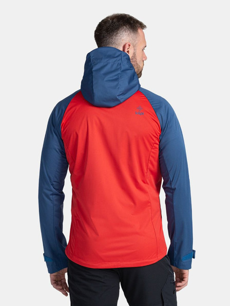 Kilpi Blaue und rote leichte Herren-Softshell-Jacke Kilpi BELTRA-M