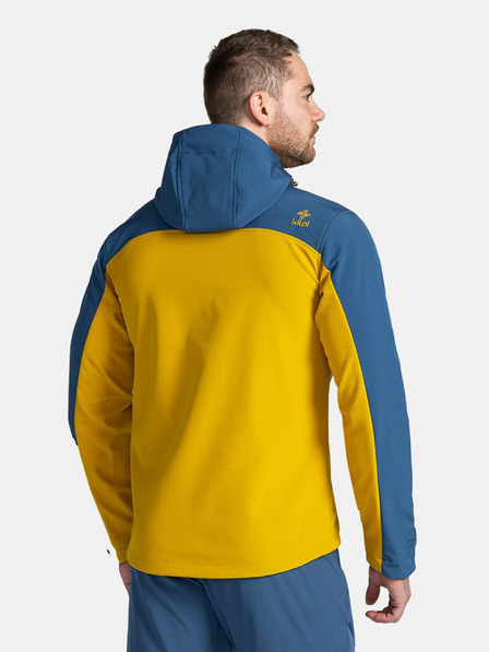 Kilpi Blaue und gelbe Herren-Softshell-Jacke Kilpi RAVIO-M
