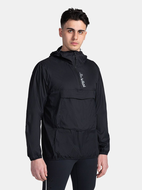 Kilpi Schwarze leichte Herren-Anorak-Jacke Kilpi ANORI-M