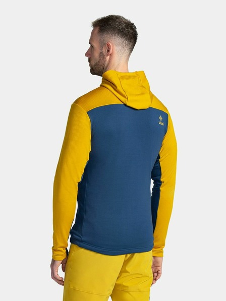 Kilpi Gelbes und blaues Herren-Sport-Sweatshirt Kilpi Sevelen-M