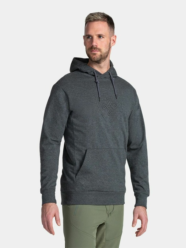 Kilpi Dunkelgraues Herren-Sweatshirt Kilpi Lagoa-M