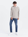 Ombre Clothing Hellgrau Herren Kragen Sweatshirt Ombre Kleidung