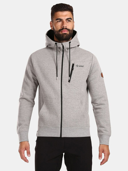 Kilpi Hellgraues Herren-Baumwoll-Sweatshirt Kilpi PREDA-M